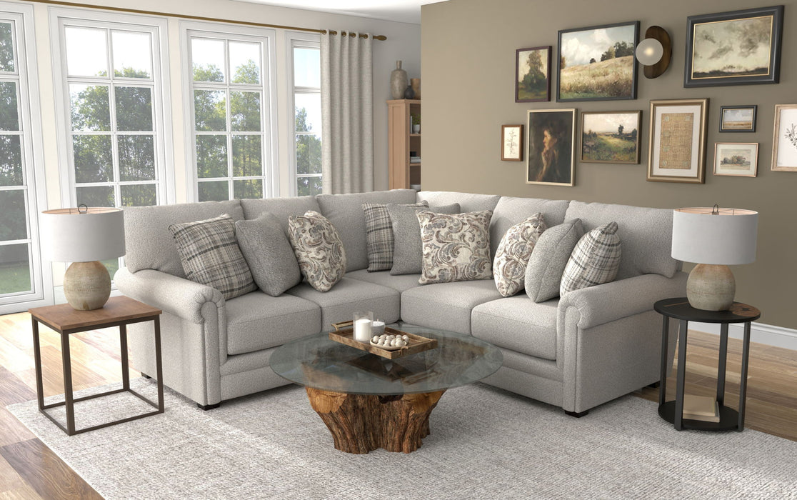 Livingston - Sectional With Comfort Coil Seating And Accent Pillows Included