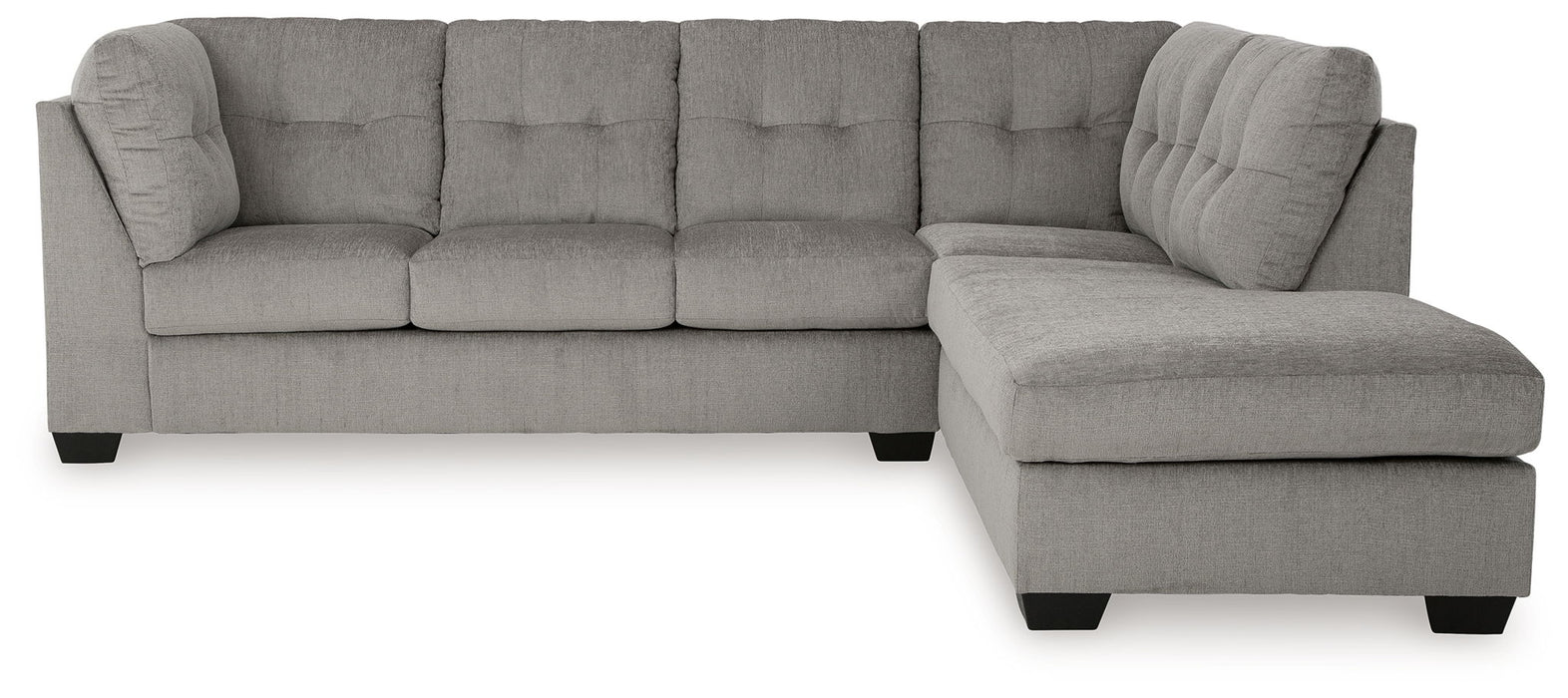 Lanelly - 2-Piece Sectional With Raf Corner Chaise - Alloy