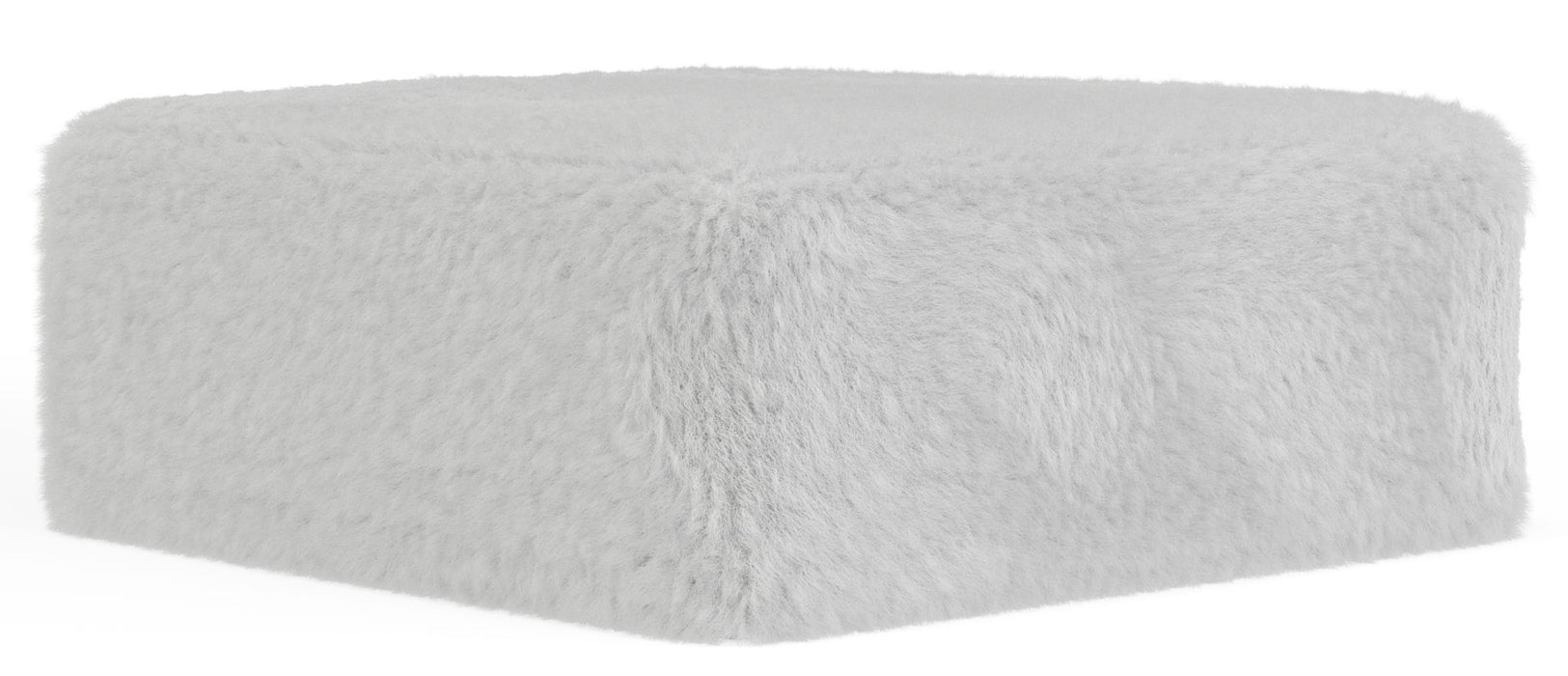 Bankside - Fabric Cocktail Ottoman - Gray