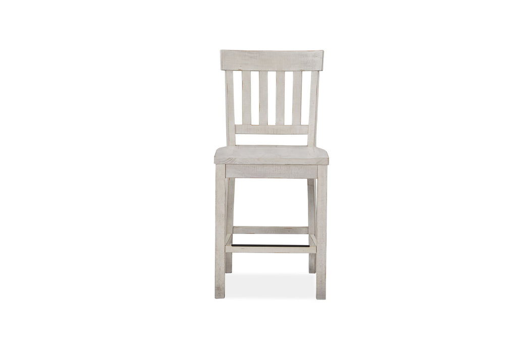 Bronwyn - Counter Chair (Set of 2) - Alabaster