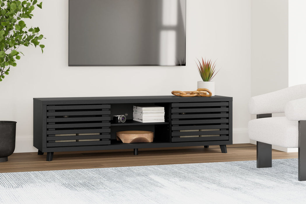 Danziar - Extra Large TV Stand - Black