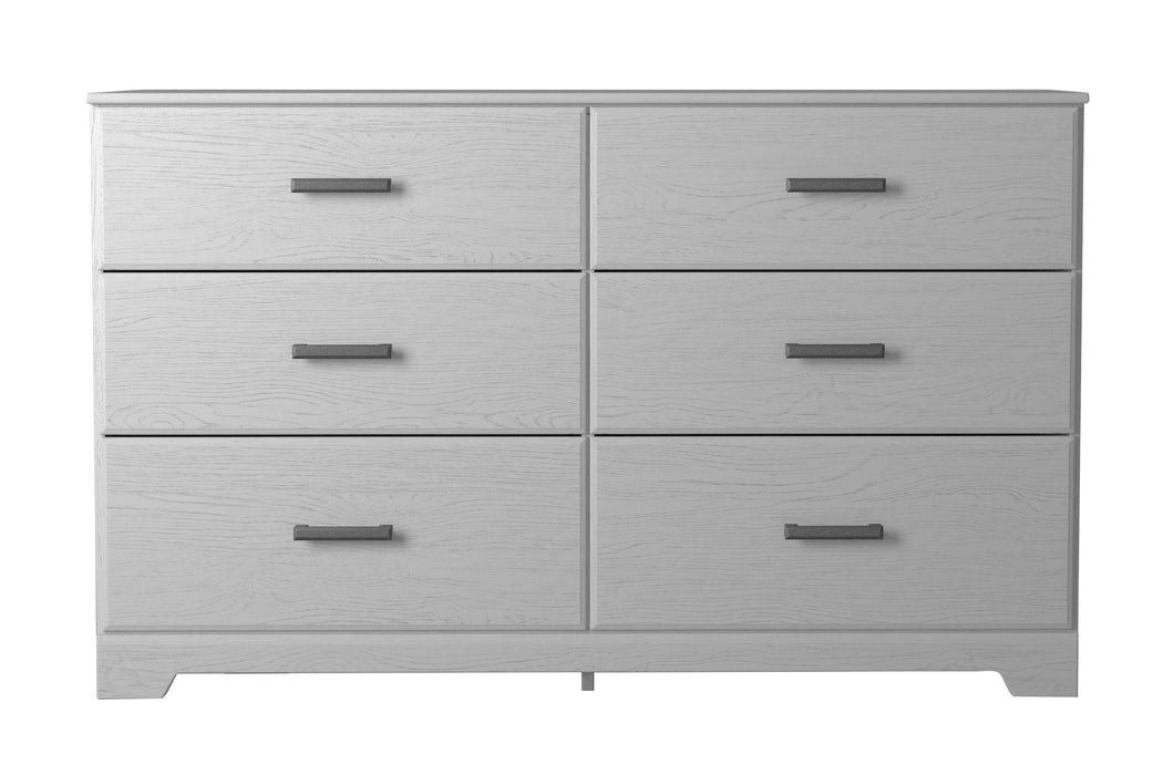 Stelsie - Six Drawer Dresser - White