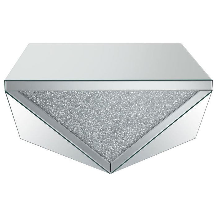 Amore - Square Mirrored Acrylic Crystal Table