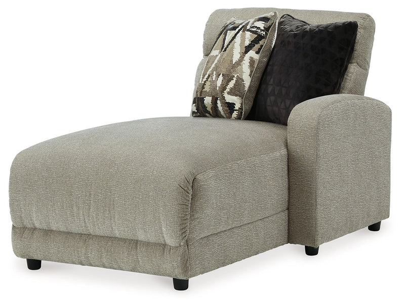 Colleyville - 4-Piece Power Reclining Sectional With Chaise, 2 Armless PWR Recliner - Stone