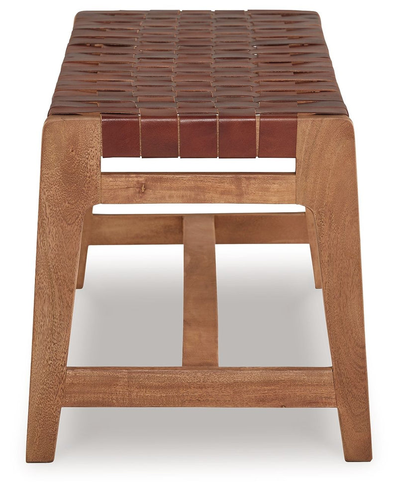 Lemmund - Accent Bench - Natural / Brown