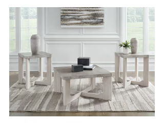 Garnilly - Occasional Table Set (Set of 3) - Whitewash