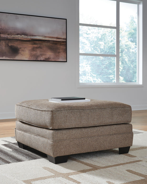 Cannonbrook - Oversized Accent Ottoman - Nutmeg