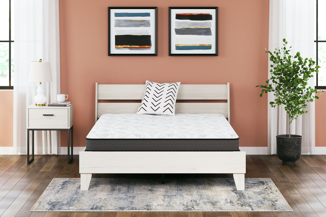 8 Inch Bonnell Hybrid - California King Mattress - White