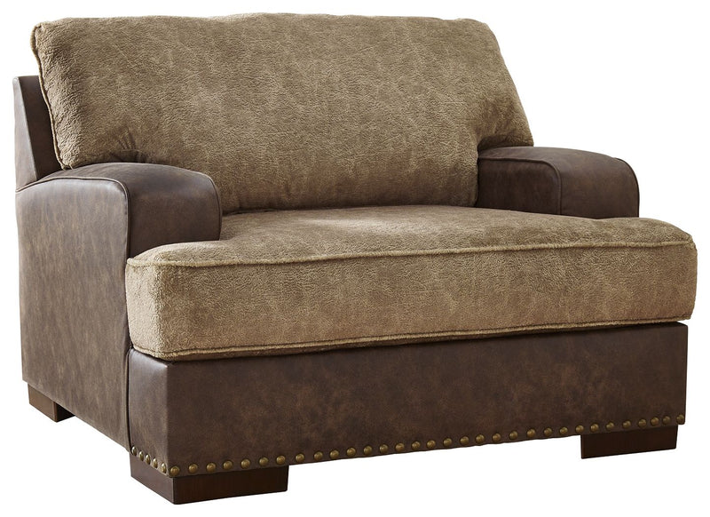 Alesbury - Chair and a Half - Chocolate