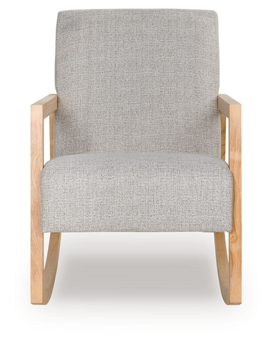 Wychworth - Gray / Natural - Accent Chair