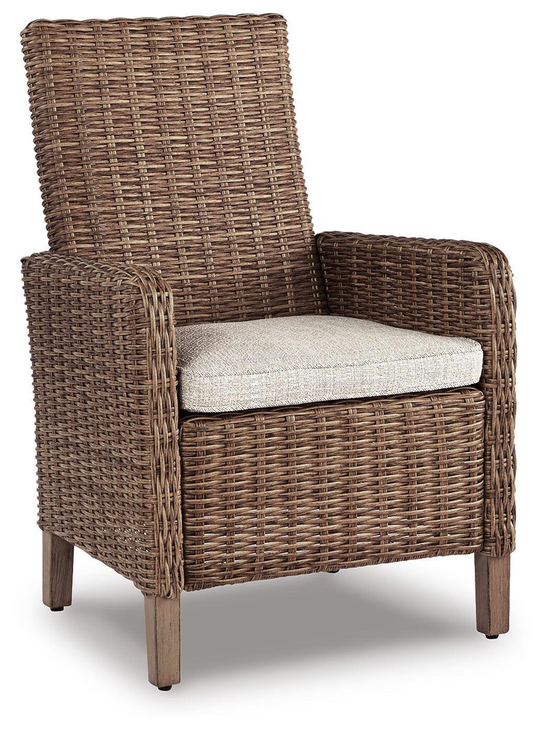 Beachcroft - Arm Chair With Cushion (Set of 2) - Beige