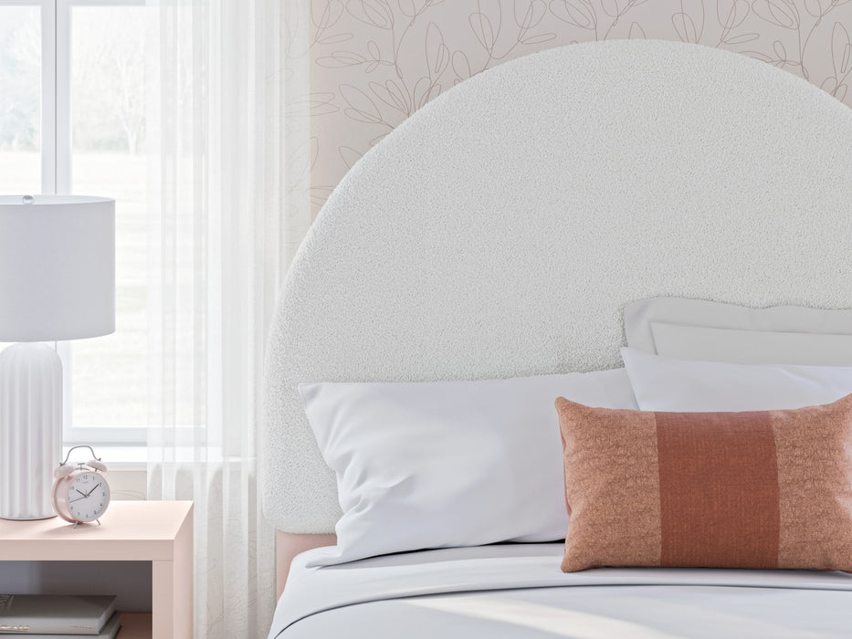 Wistenpine - Full Upholstered Panel Headboard - Blush