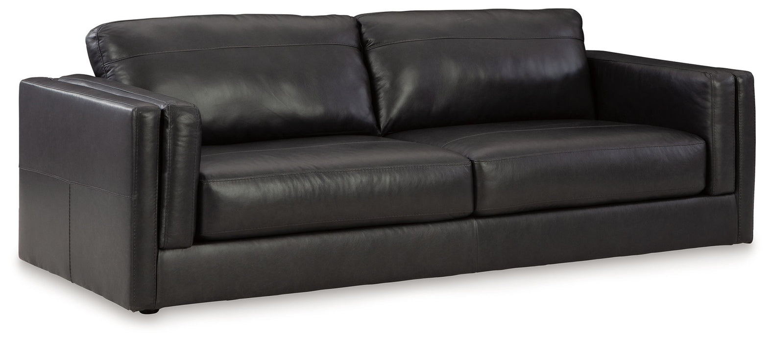 Amiata - 4 Pc. - Sofa, Loveseat, Chair And A Half, Ottoman - Onyx