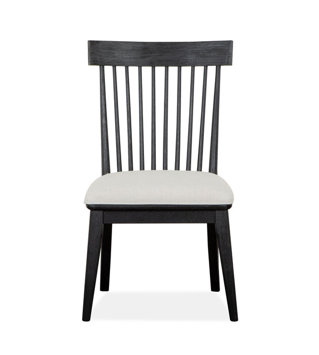 Harper Springs - Dining Side Chair With Upholstered Seat&Windsor Back (Set of 2) - Silo White