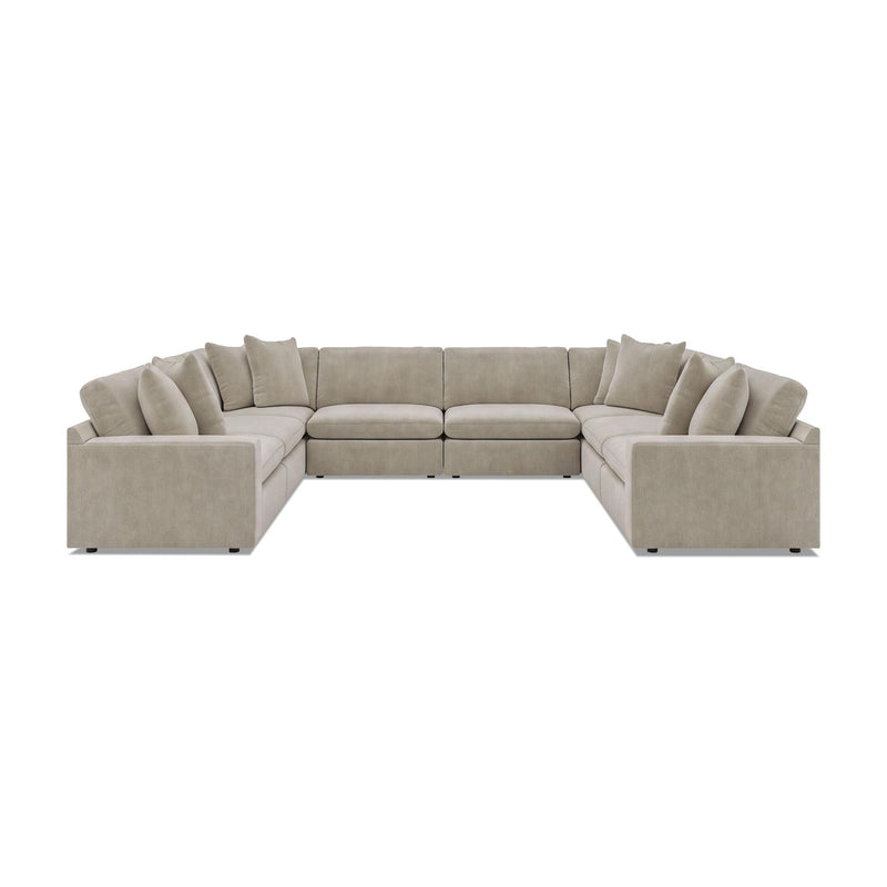 Maxton Heights - 8-Piece Sectional - Pebble
