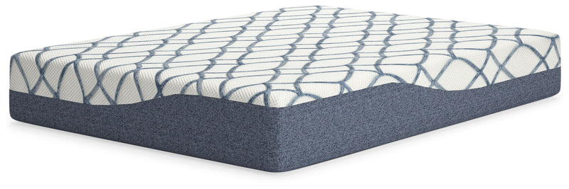 12 Inch Chime Elite 2.0 - Queen Mattress - White / Blue