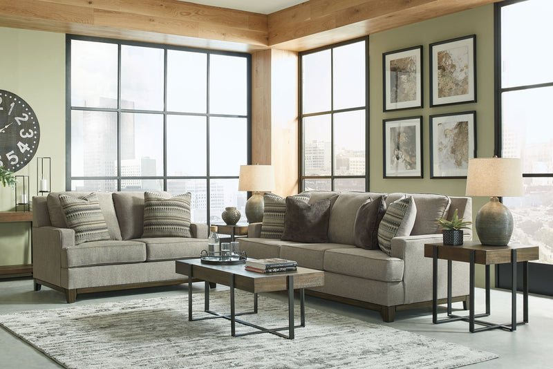 Kaywood - 2 Pc. - Sofa, Loveseat - Granite