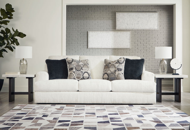 Karinne - 4 Pc. - Sofa, Loveseat, Chair And A Half, Ottoman - Linen