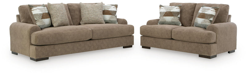 Jayne Park - 2 Pc. - Sofa And Loveseat - Pecan