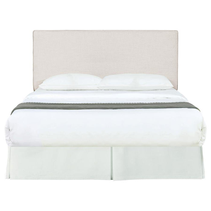 Kosmo - Upholstered Queen / Full Panel Headboard - Sand
