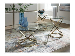 Crimonti - Occasional Table Set (Set of 3) - Champagne