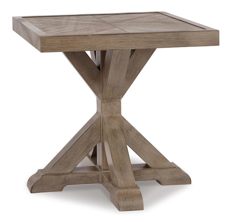 Beachcroft - Square End Table - Beige
