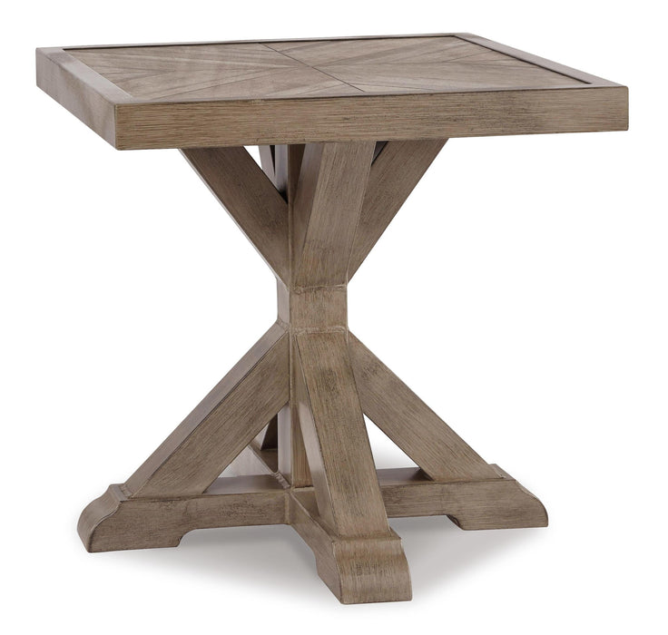 Beachcroft - Square End Table - Beige