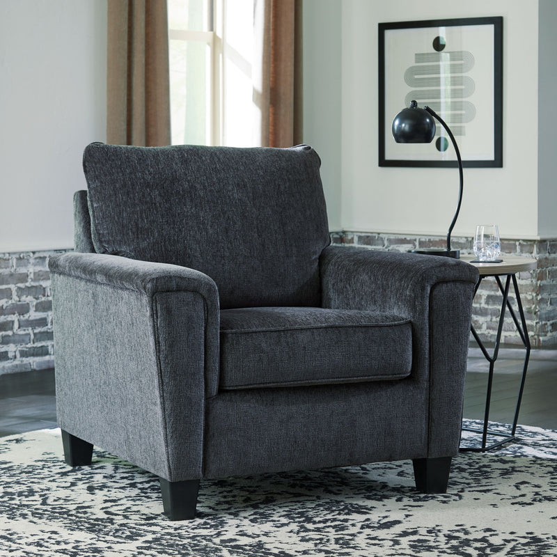 Abinger - 2 Pc. - Chair with Ottoman - Smoke