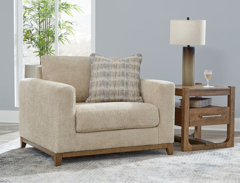 Parklynn - 2 Pc. - Chair And A Half, Ottoman - Desert