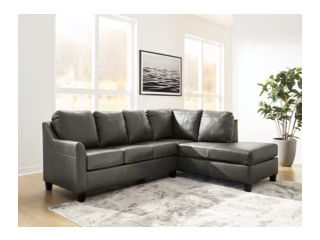 Valderno - 2-Piece Sectional With Raf Corner Chaise - Fog