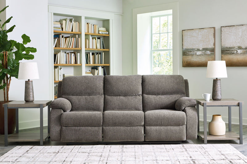 Scranto - 2 Pc. - Reclining Sofa, Reclining Loveseat - Brindle