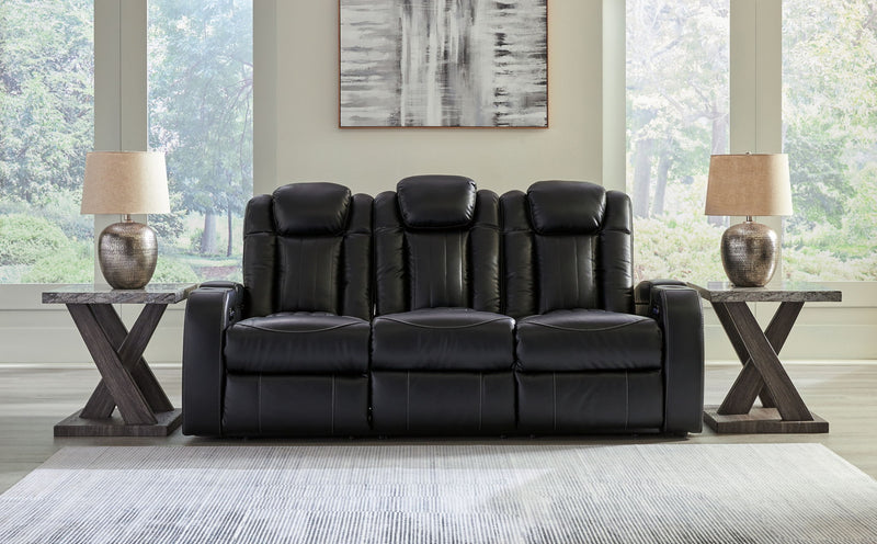 Caveman Den - 3 Pc. - Power Reclining Sofa, Power Reclining Loveseat, Power Recliner - Midnight