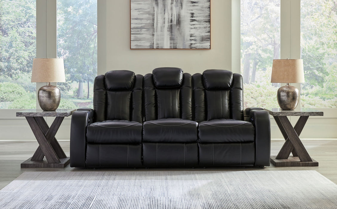 Caveman Den - 3 Pc. - Power Reclining Sofa, Power Reclining Loveseat, Power Recliner - Midnight