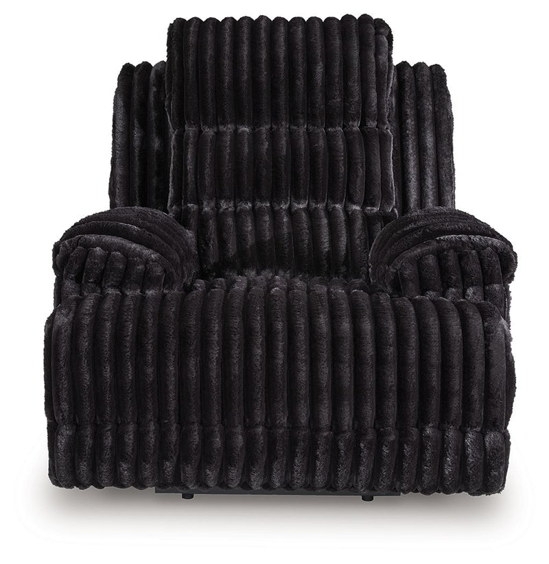 Rhines Falls - Zero Wall Power Recliner - Onyx