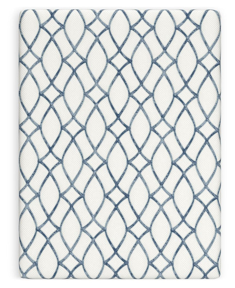 12 Inch Chime Elite 2.0 - Full Mattress - White / Blue