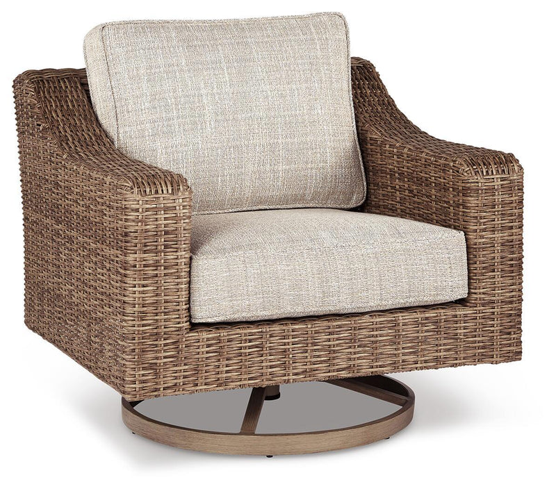 Beachcroft - Swivel Lounge Chair  - Beige