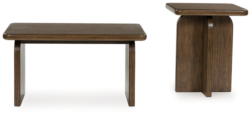 Shawbeck - Occasional Table Set (Set of 2) - Medium Brown