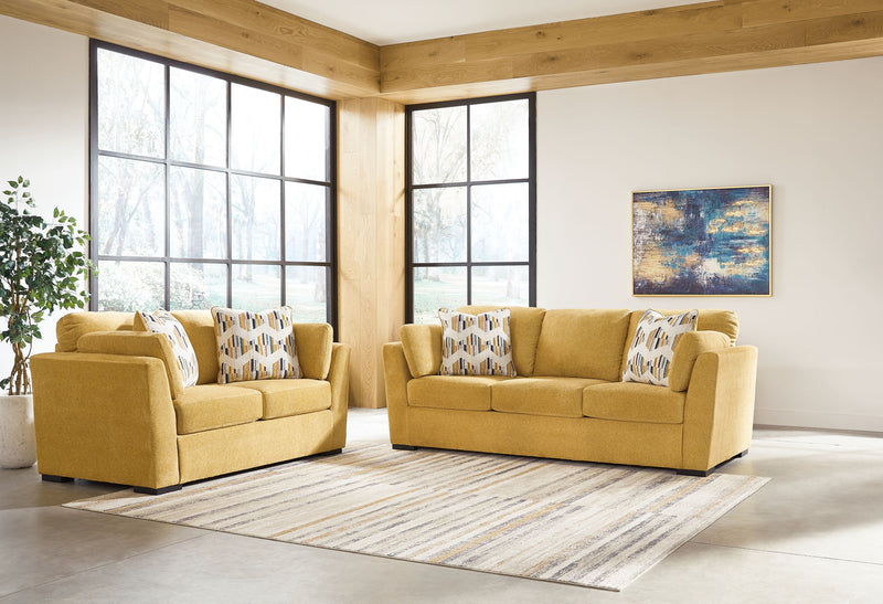 Keerwick - 2 Pc. - Sofa, Loveseat - Sunflower