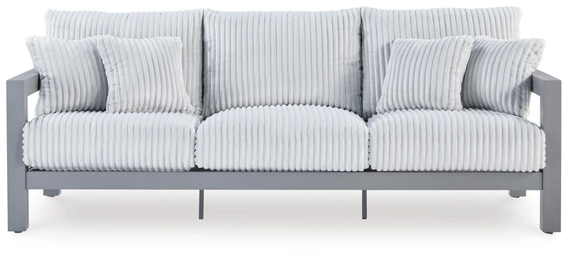 Hurley Park - Sofa With Cushion - Gray