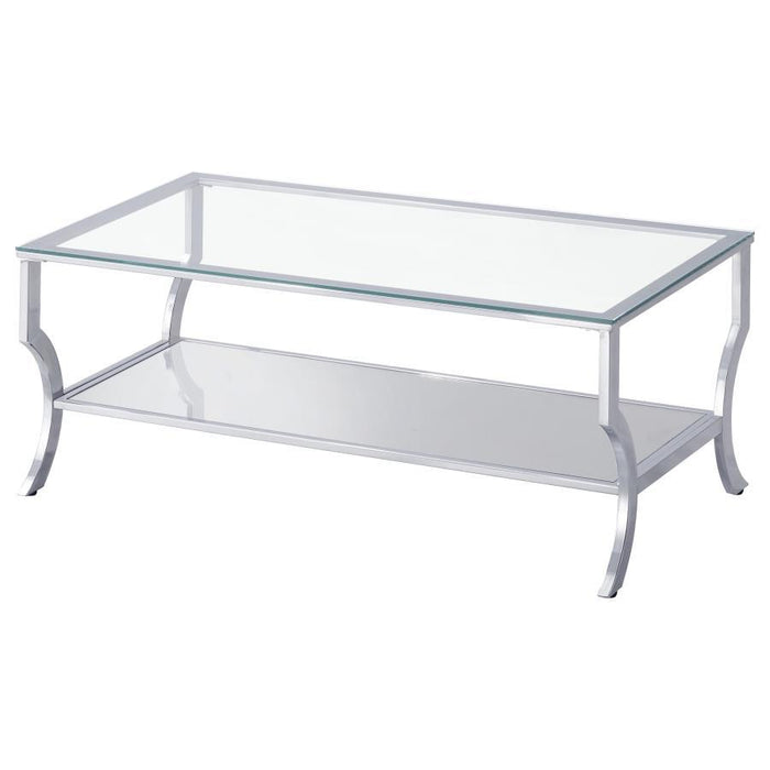 Saide - Glass Top Coffee And End Table Set