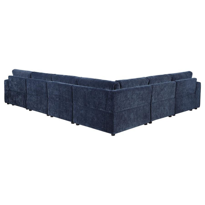 Atlantic - Upholstered Modular Sectional Sofa With Ottoman