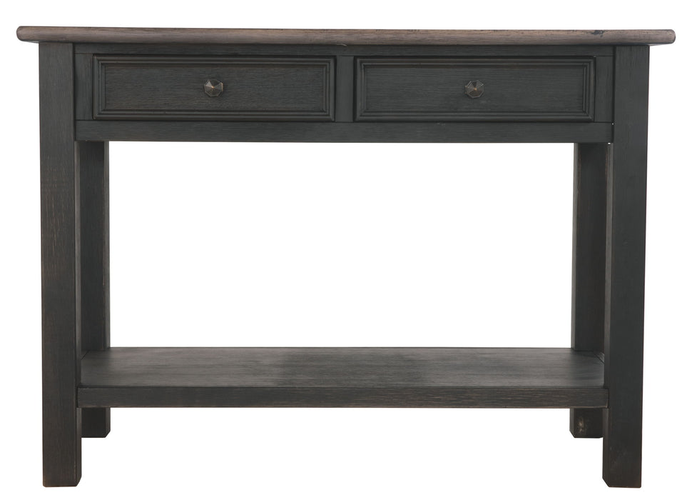 Tyler Creek - Grayish Brown / Black - Sofa Table