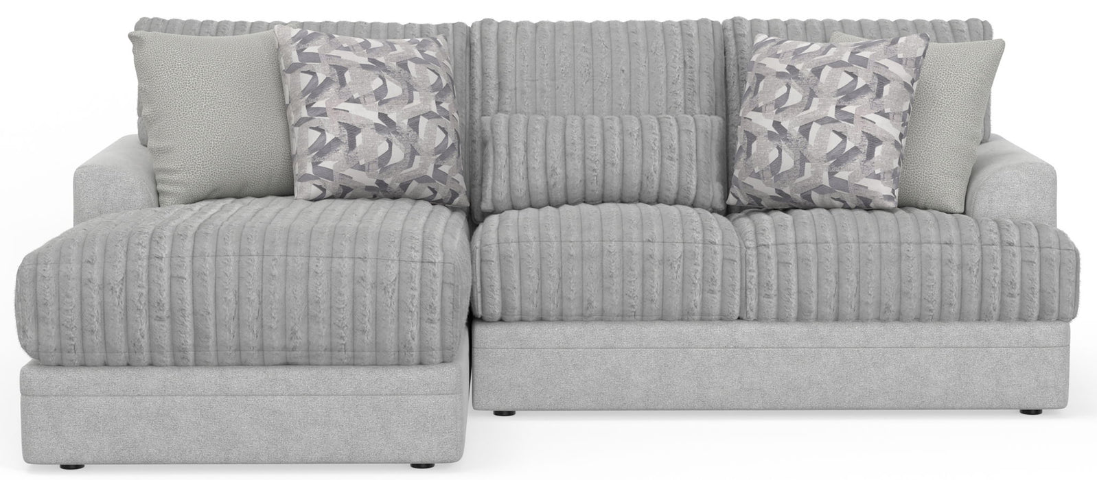 Titan - Sectional With Comfort Coil Seating And Accent Pillows Included