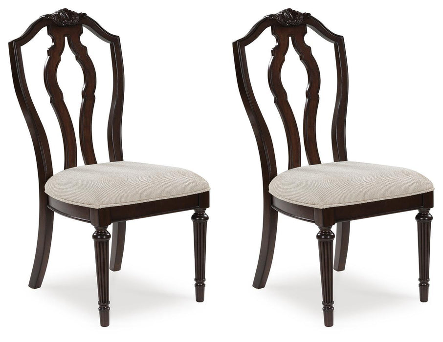 Lavinton - Dining Upholstered Side Chair (Set of 2) - Tan / Brown