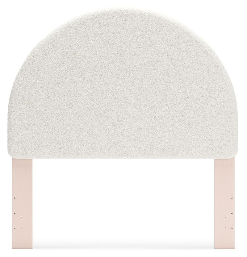 Wistenpine - Full Upholstered Panel Headboard - Blush