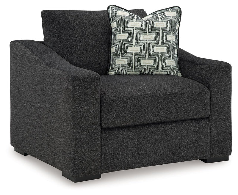Wryenlynn - Chair And A Half - Onyx