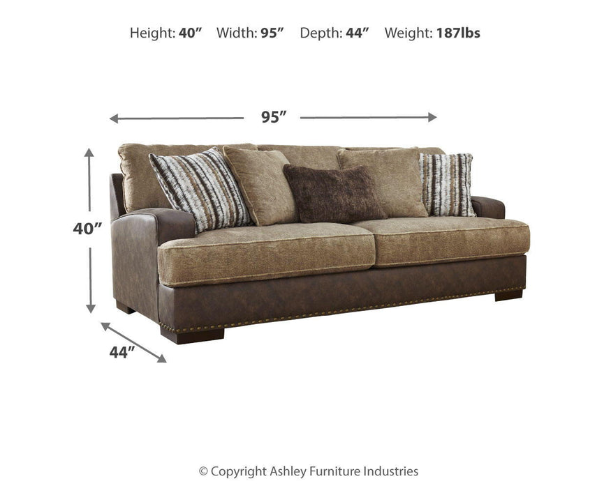 Alesbury - Sofa - Chocolate