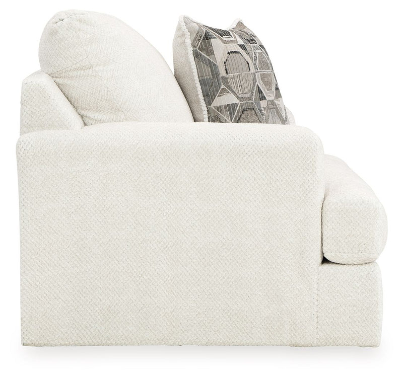 Karinne - 2 Pc. - Chair And A Half, Ottoman - Linen