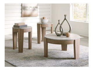 Guystone - Occasional Table Set (Set of 3) - Light Brown