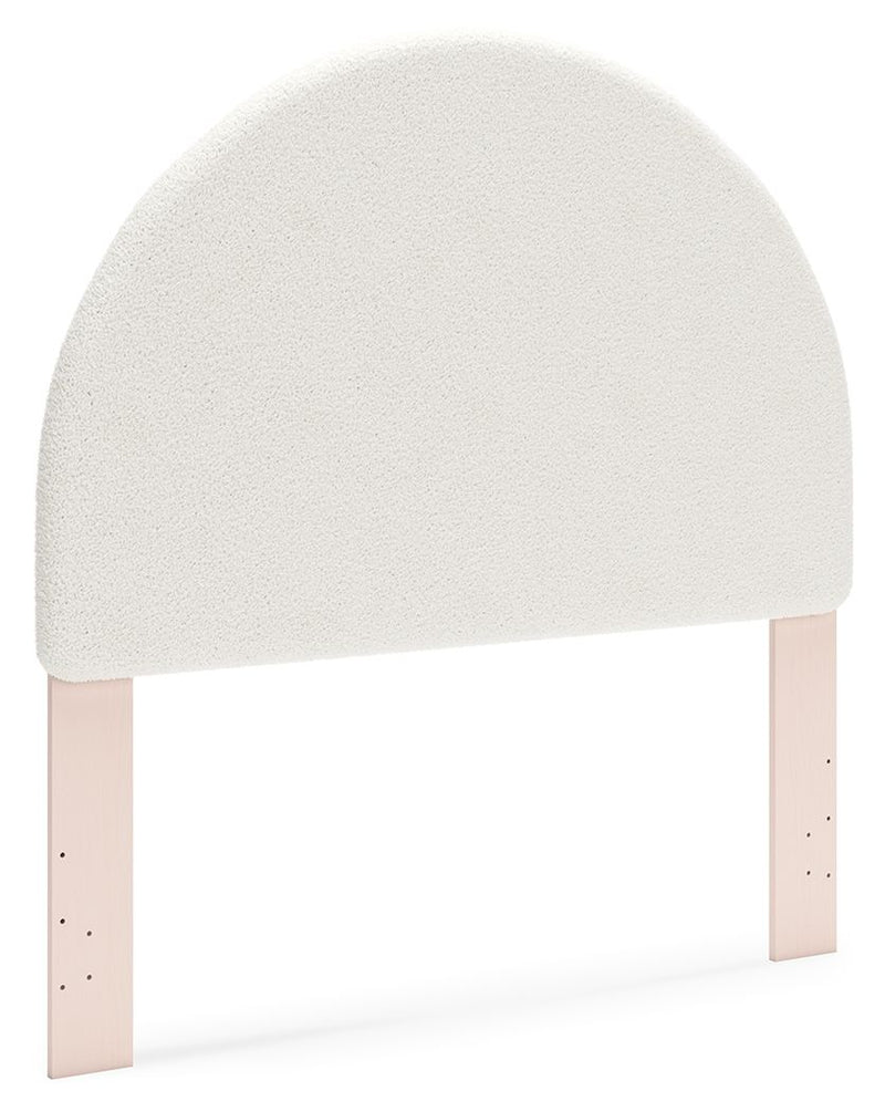 Wistenpine - Full Upholstered Panel Headboard - Blush